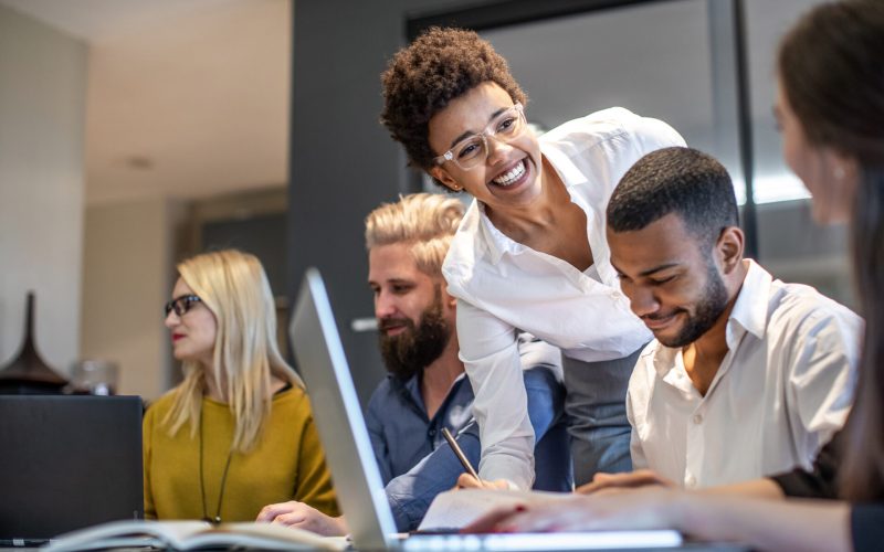 Young Business People Having a Meeting